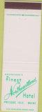 Matchbook Cover - Northeastland Hotel Presque Isle ME