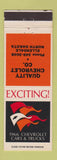 Matchbook Cover - 1966 Chevrolet Ellendale ND