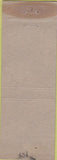 Matchbook Cover - Hamilton Hotel Hagerstown MD