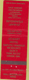 Matchbook Cover - Jo Mart Steakhouse Denison IA