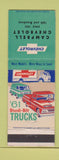 Matchbook Cover - 1961 Chevrolet Trucks Campbell Chevrolet NO TOWN