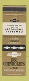 Matchbook Cover - 1962 Chevrolet Campbell WEAR