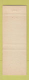 Matchbook Cover - 1962 Chevrolet Campbell WEAR
