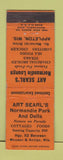 Matchbook Cover - Art Searl's Normandie Park and Dells Appleton WI WEAR
