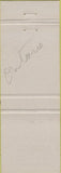 Matchbook Cover - Bella Villa Restaurant Port Colborne ON