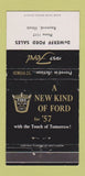 Matchbook Cover - 1957 Ford DeWerff Raymond IL low phone # 30 Strike