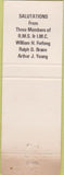 Matchbook Cover - RMS 1974 Cleveland OH pinup Strike Rite