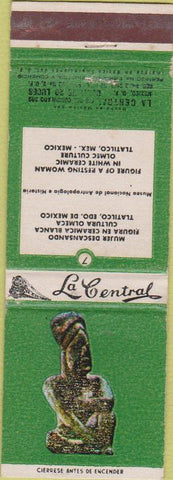Matchbook Cover - La Central Railroad Mexico
