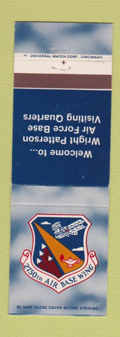 Matchbook Cover - 2750th Air Base Wing Wright Patterson AFB OH #2