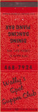 Matchbook Cover - Wally's Spot Supper Club Green Bay WI