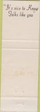 Matchbook Cover - National Bank Commerce Corinth MS