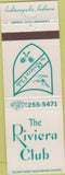 Matchbook Cover - Riviera Club Indianapolis IN