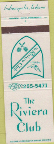 Matchbook Cover - Riviera Club Indianapolis IN