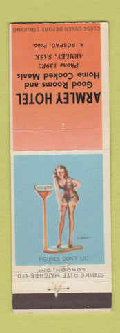 Matchbook Cover - Armley Hotel SK pinup