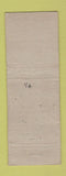 Matchbook Cover - Arrow Rooms Canada pinup WORN