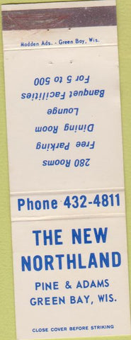 Matchbook Cover - New Northland Green Bay WI