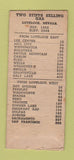 Matchbook Cover - 2 Stiffs gas Lovelock NV WEAR BOBTAIL