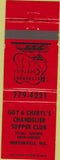 Matchbook Cover - Chandelier Supper Club Hortonville WI