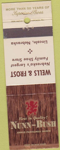 Matchbook Cover - Nunn Bush Shoes Lincoln NE WEAR