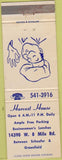 Matchbook Cover - Harvest House Greenfield Brown Bigelow WEAR