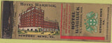 Matchbook Cover - Hotel Warwick Newport News VA WEAR