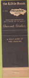 Matchbook Cover - Kiltie Room Columbia Hotel Wenatchee WA