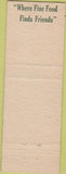 Matchbook Cover - Hotel Langwell Elmira NY