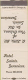 Matchbook Cover - Hotel Sainte Genevieve IL?