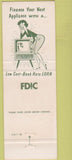 Matchbook Cover - Lighthouse Point Bank Pompano Beach FL