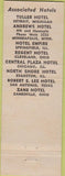 Matchbook Cover - Hotel Andrews Minneapolis MN
