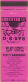 Matchbook Cover - Pete's BBQ Tulsa OK