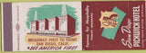 Matchbook Cover - San Diego Pickwick Hotel CA
