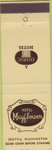 Matchbook Cover - Hotel Mayflower Seattle WA
