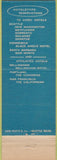 Matchbook Cover - Hotel Mayflower Seattle WA