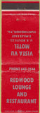 Matchbook Cover - Vista Vu Motel Huntingdon PA