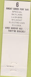 Matchbook Cover - Auto Shop Chicago IL WORN