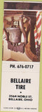Matchbook Cover - Bellaire Tire OH
