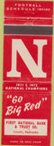Matchbook Cover - First National Bank Lincoln NE 1972 schedule