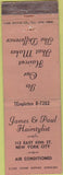 Matchbook Cover - James Paul Salon New York City WEAR