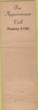 Matchbook Cover - James Paul Salon New York City WEAR