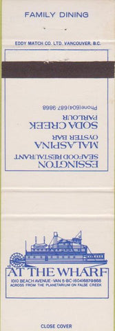 Matchbook Cover - Essington Seafood San Francisco Vancouver Calgary
