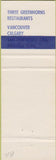 Matchbook Cover - Essington Seafood San Francisco Vancouver Calgary