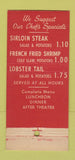 Matchbook Cover - 201 Restaurant Chicago IL 30 Stick