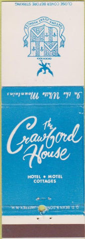 Matchbook Cover - Crawford House White Mountains
