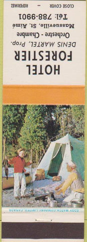 Matchbook Cover - Hotel Forestier Massueville St Aime