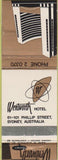 Matchbook Cover - Kythera Motel Canberra ACT made in Japan