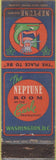 Matchbook Cover - Neptune Room Washington DC WORN