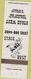Matchbook Cover - Hotel Reforma Mexico DF POOR BOBTAIL