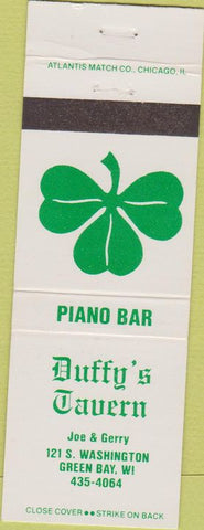 Matchbook Cover - Duffy's Tavern Green Bay WI