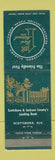 Matchbook Cover - 1st National Bank Scottsboro AL Woodville Pisgah